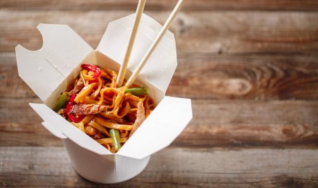 Distributeur alimentaire pour commerce de restauration rapide 